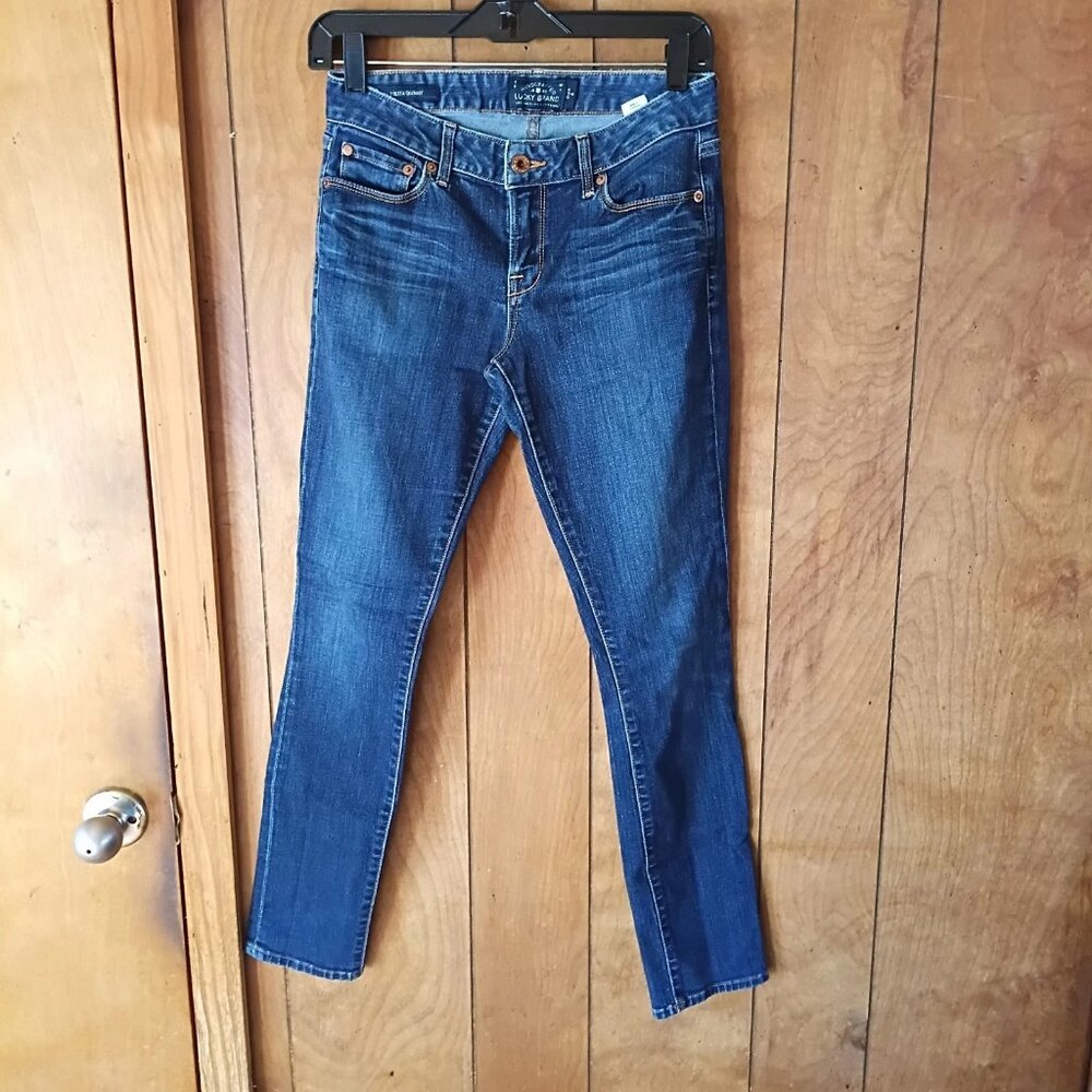 Lucky Brand Lolita Skinny Jeans Size 2/26 Stretch Medium Wash Mid Rise